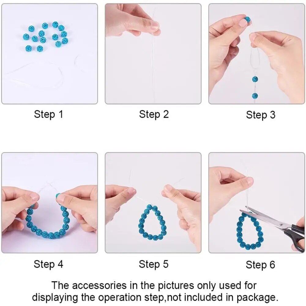 Durable 0.8mm Elastic Black White String Fibre Wire Rope Bracelets Craft Handmade Necklace Accessories Jewellery Making Tool 15 S1fd9feb908854f998c7adb52d211c9adi