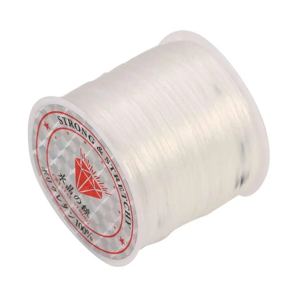 Durable 0.8mm Elastic Black White String Fibre Wire Rope Bracelets Craft Handmade Necklace Accessories Jewellery Making Tool 10 Sa308219d36354ff6b44d569ea13cabe7l