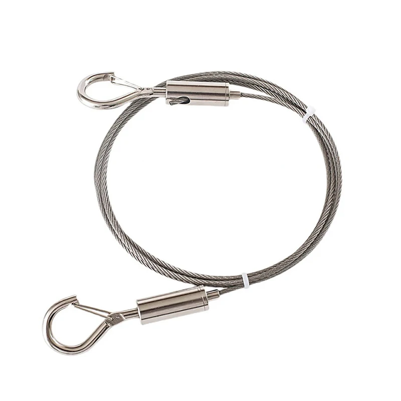 1,5 mm roestvrij staaldraad Sling lente haak antival veiligheidskoord sterke dragende verstelbare waslijn 1 1711063476 1,5 mm roestvrij staaldraad sling veerhaak antival veiligheidskoord sterke draagkracht verstelbaar