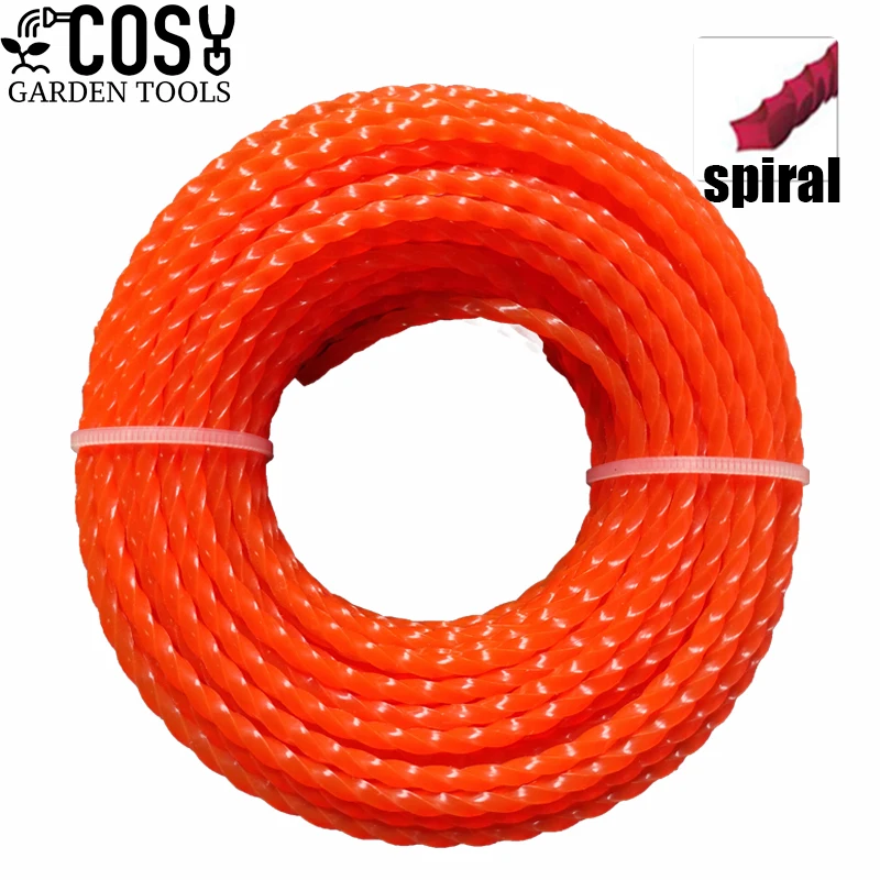 15m*2.0mm/2.4mm/2.7mm/3mm/3.3mm/4.0mmMowing Nylon Grass Trimmer Rope Brush Cutter Strimmer Line Mowing Wire Lawn Mower Accessory 1 1711111150 15m 2 0mm 2 4mm 2 7mm 3mm 3 3mm 4 0mmMowing Nylon Grass Trimmer Rope